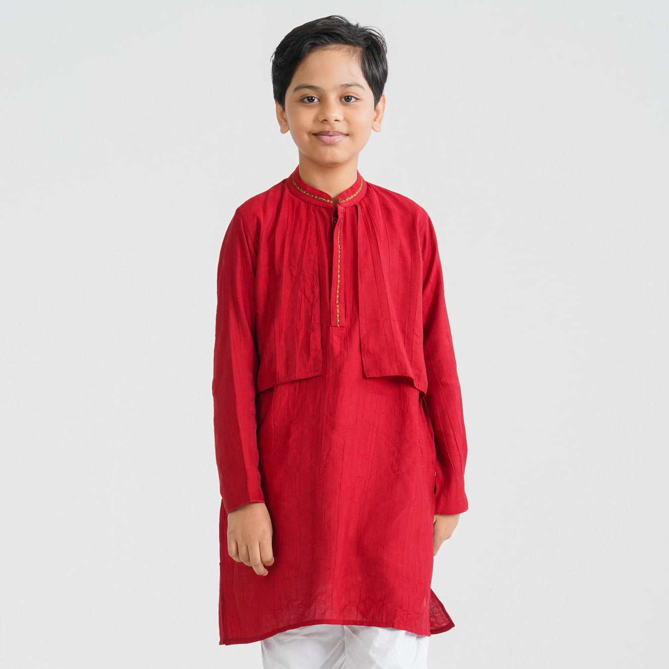 Boy’s Red Panjabi