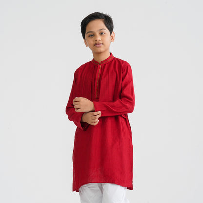 Boy’s Red Panjabi