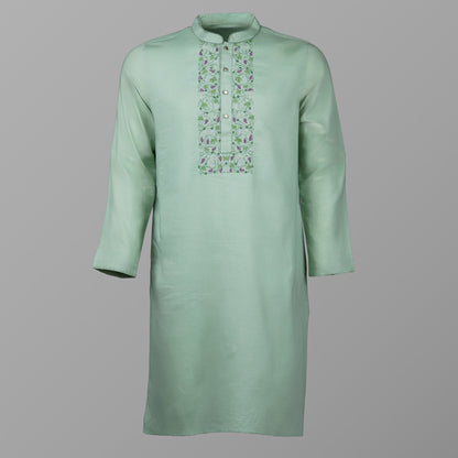 Mens Grape Green Panjabi