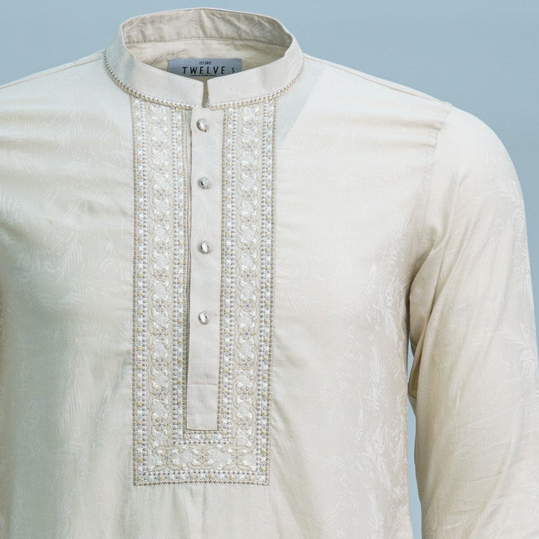 Mens Ivory Panjabi