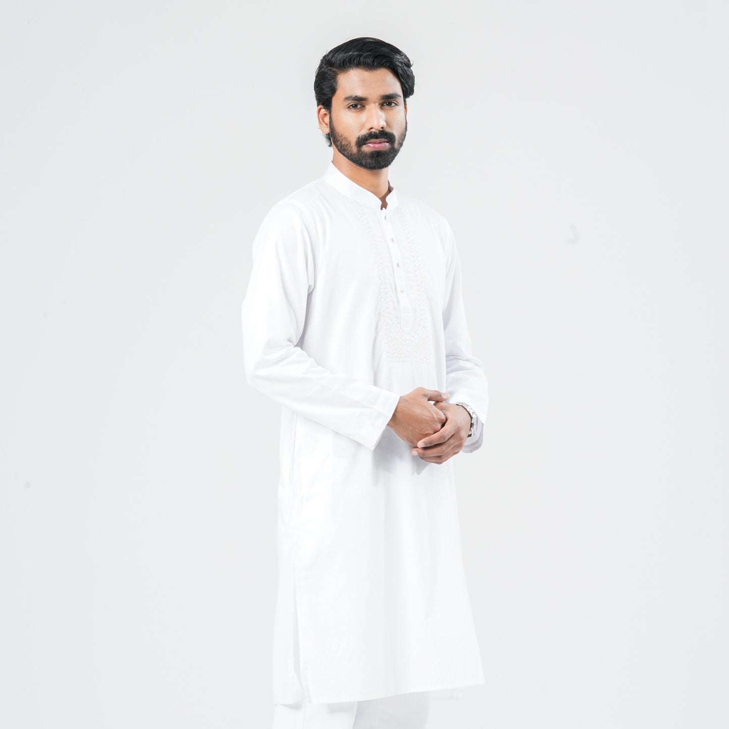 Men's Blended Cotton Panjabi
