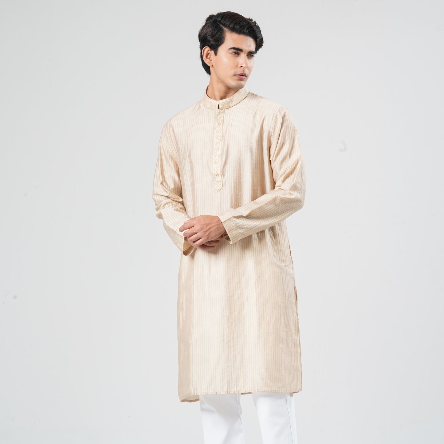 Men's Blended Cotton Panjabi