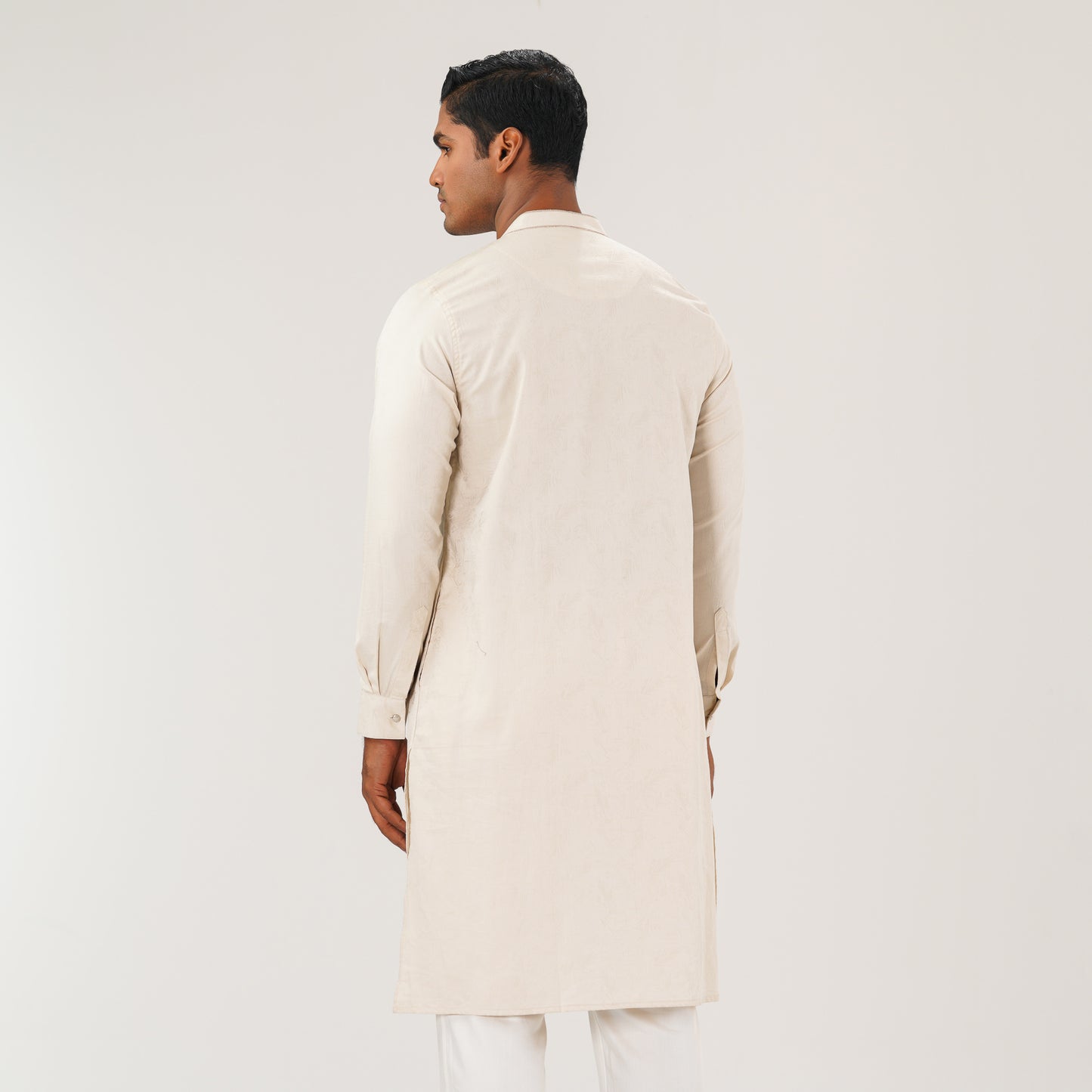 Mens Off-White Panjabi