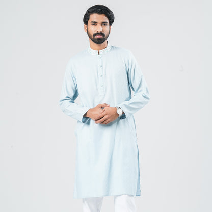 Men's Sky Blended Panjabi