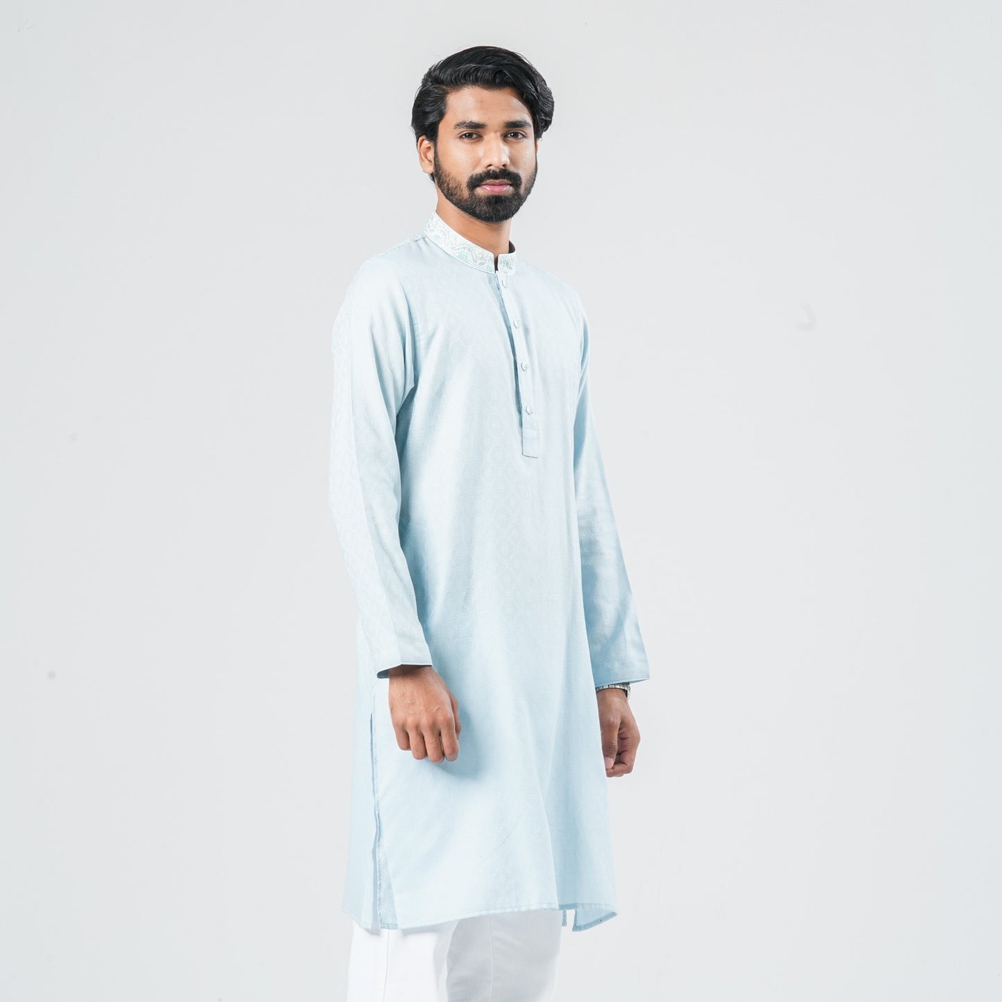 Men's Sky Blended Panjabi