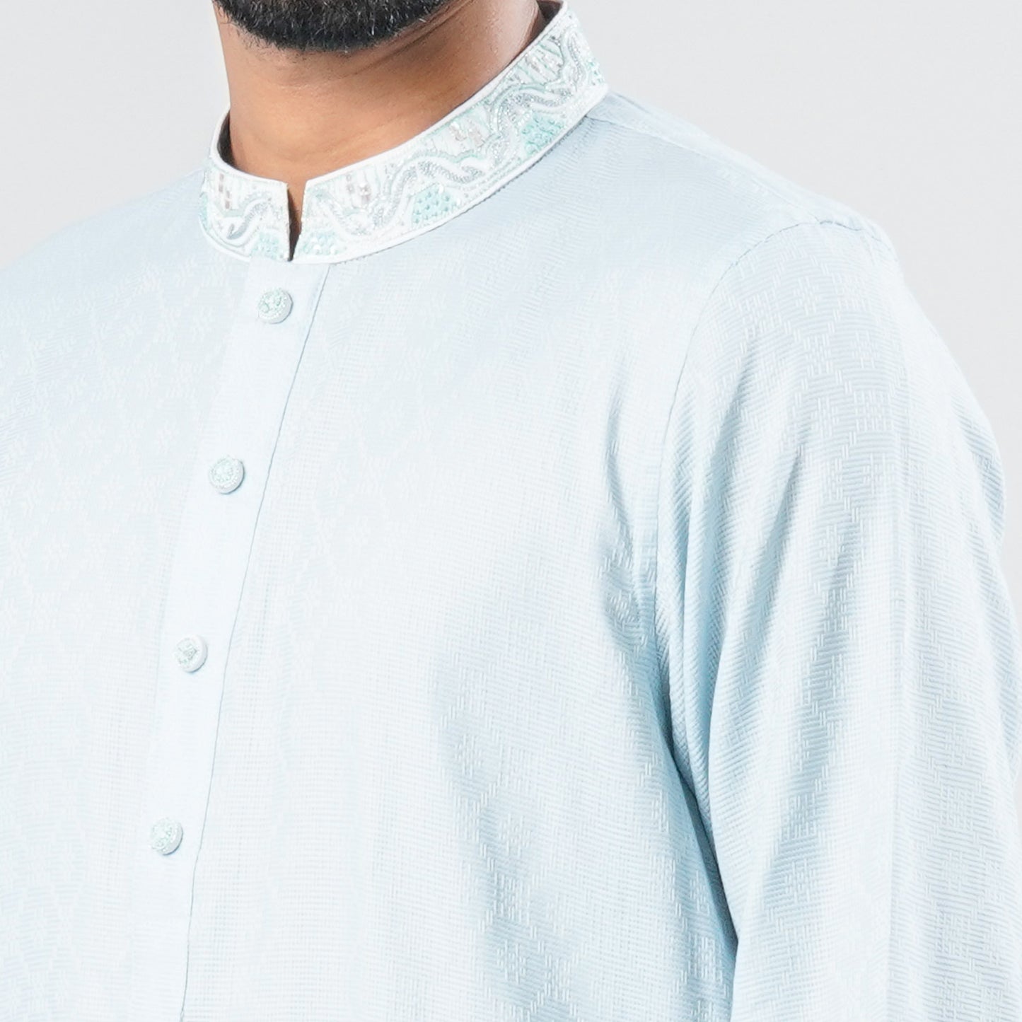 Men's Sky Blended Panjabi