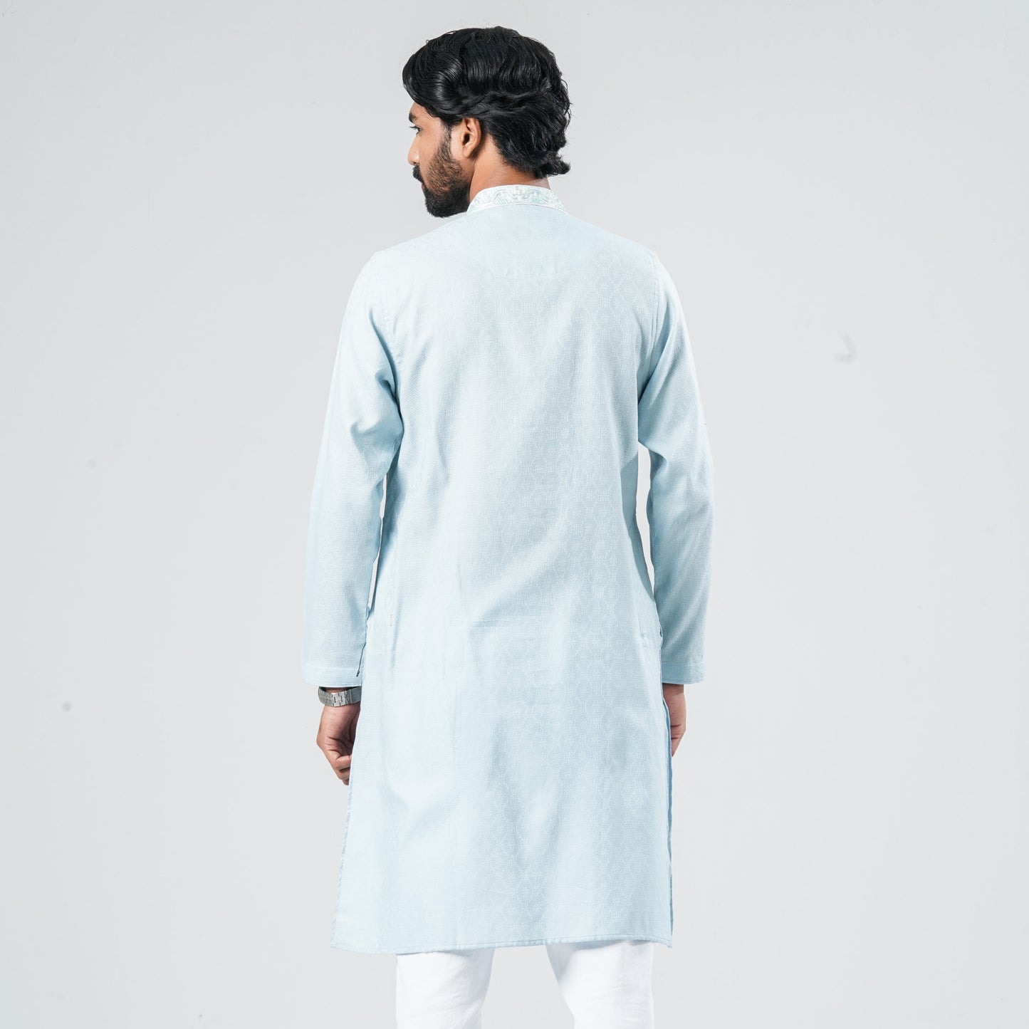 Men's Sky Blended Panjabi