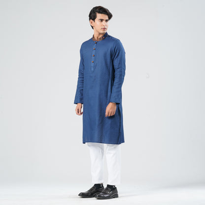 Men's Blended Jacquard Panjabi