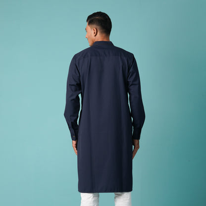 Mens Blue Premium Panjabi