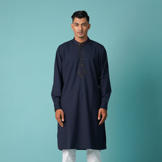 Mens Blue Premium Panjabi