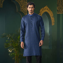 Load image into Gallery viewer, MENS PREMIUM PANJABI-BERRY BLUE
