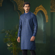 Load image into Gallery viewer, MENS PREMIUM PANJABI-BERRY BLUE

