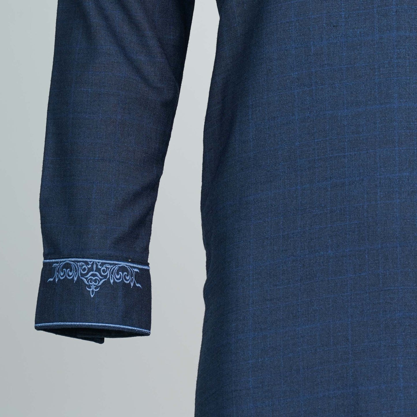 Mens Premium Panjabi- Dark Blue