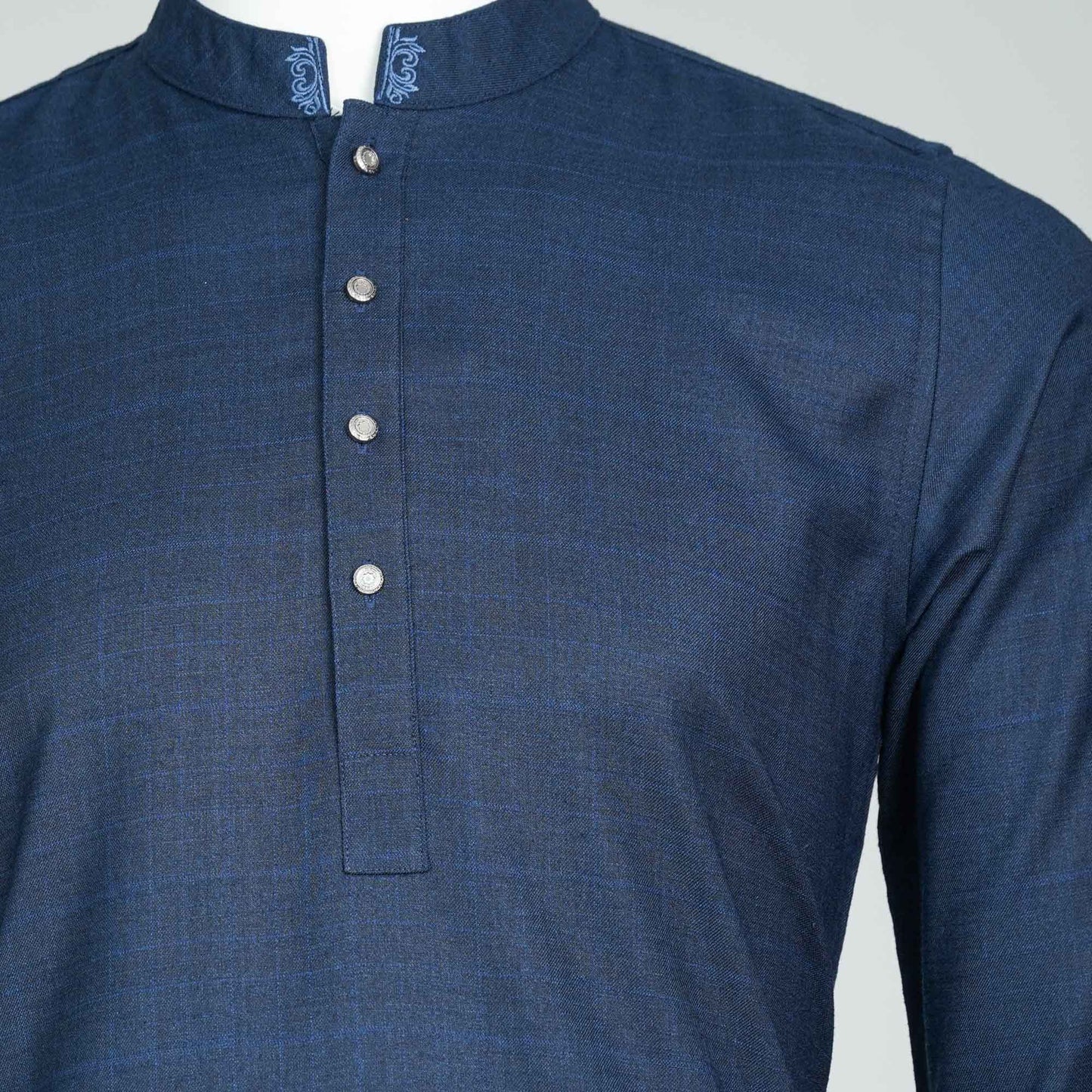 Mens Premium Panjabi- Dark Blue