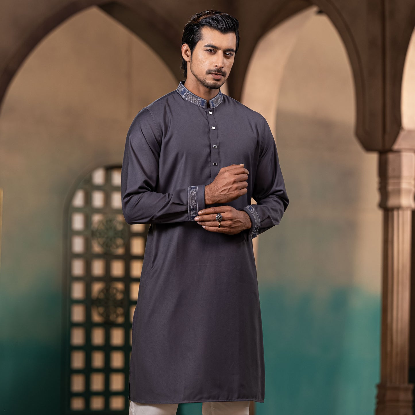 MENS PREMIUM PANJABI-ASH