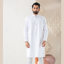 Load image into Gallery viewer, MENS PREMIUM PANJABI-WHITE
