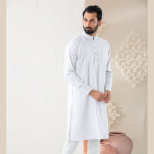 Load image into Gallery viewer, MENS PREMIUM PANJABI-WHITE
