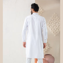 Load image into Gallery viewer, MENS PREMIUM PANJABI-WHITE
