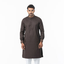 Load image into Gallery viewer, Mens Deep Beige Premium Panjabi
