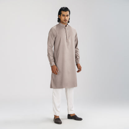 Mens Copper Grey Premium Panjabi