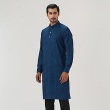 Load image into Gallery viewer, Mens Blue Slim Panjabi
