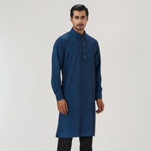 Load image into Gallery viewer, Mens Blue Slim Panjabi
