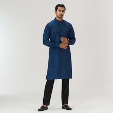 Load image into Gallery viewer, Mens Blue Slim Panjabi
