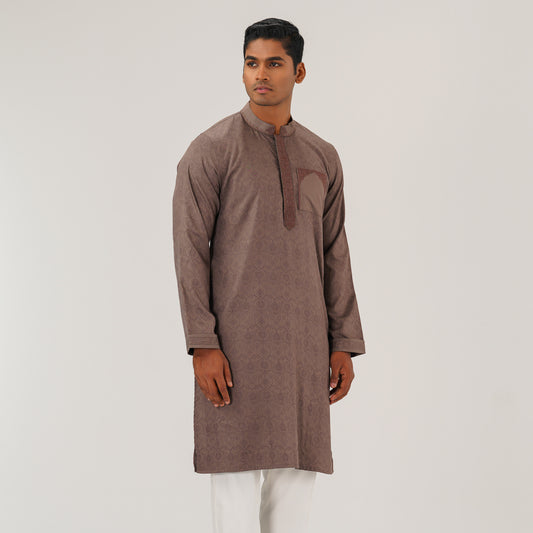 Mens Premium Chocolate Panjabi