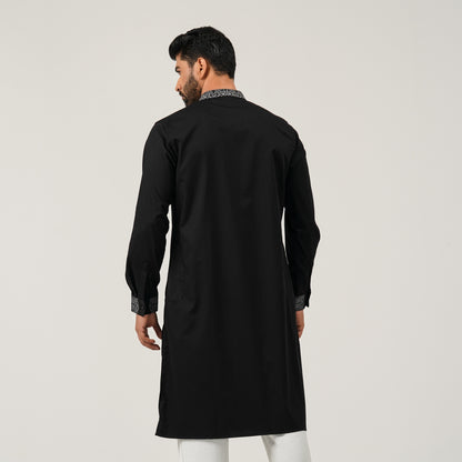 Mens Black Panjabi