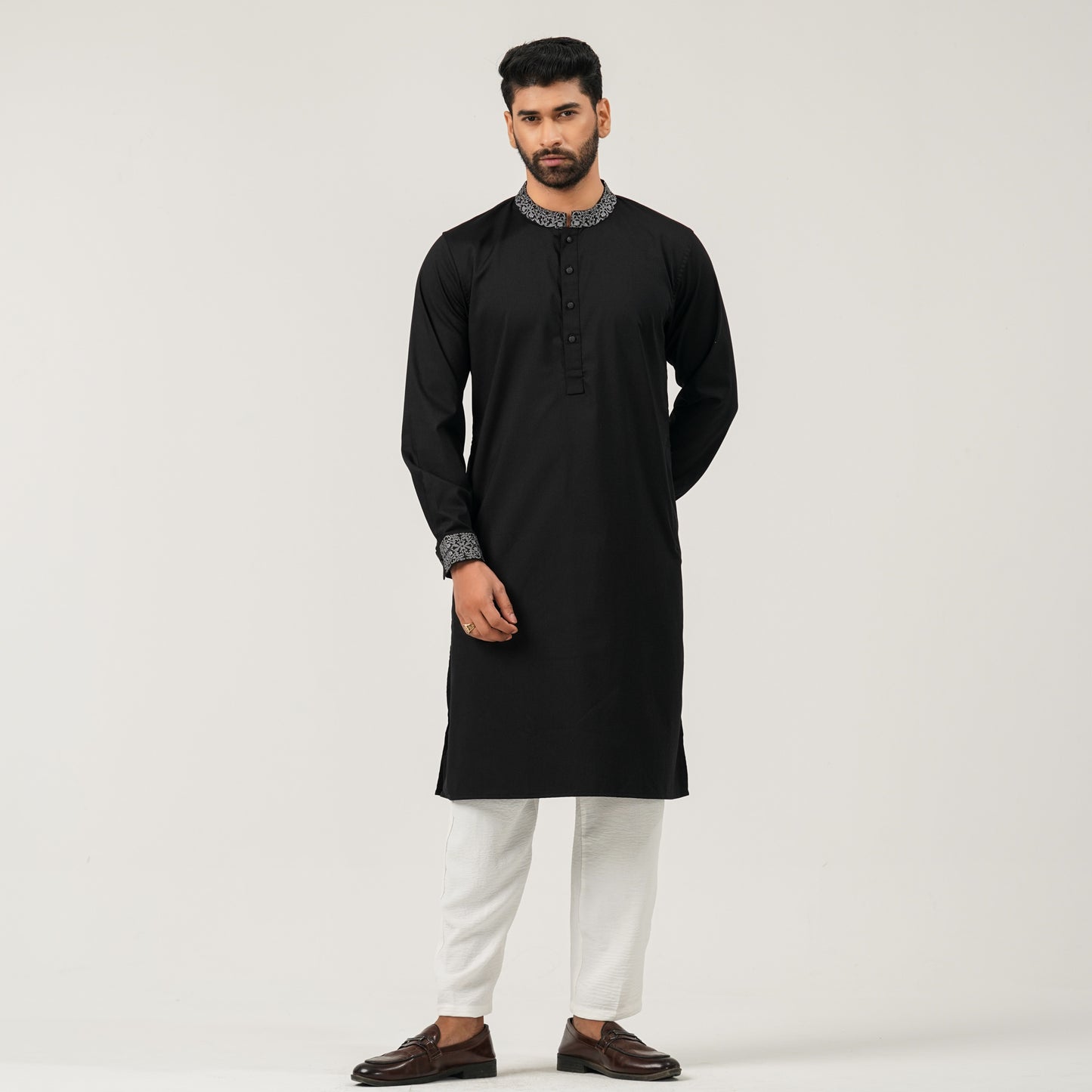 Mens Black Panjabi