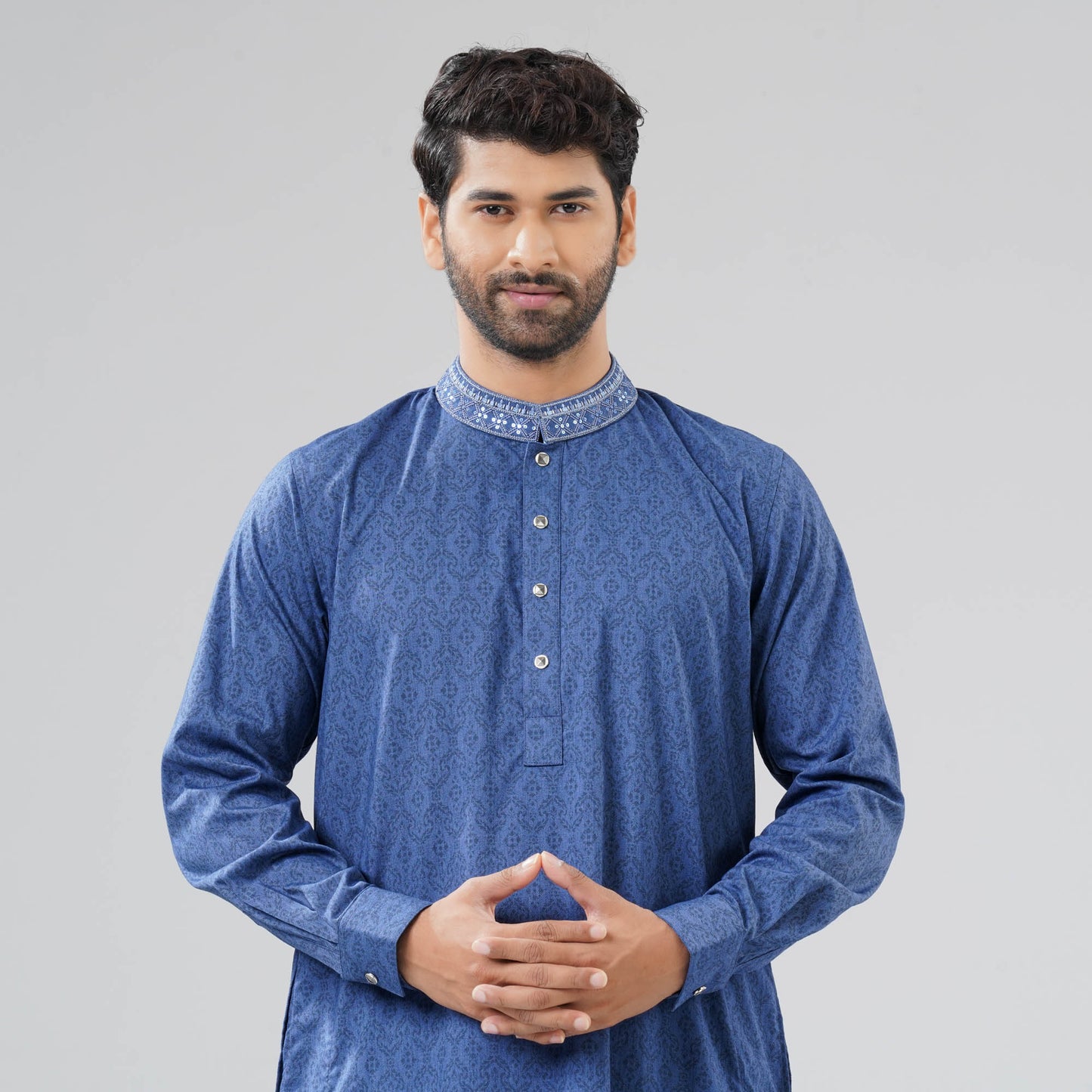 Mens Indigo Premium Panjabi