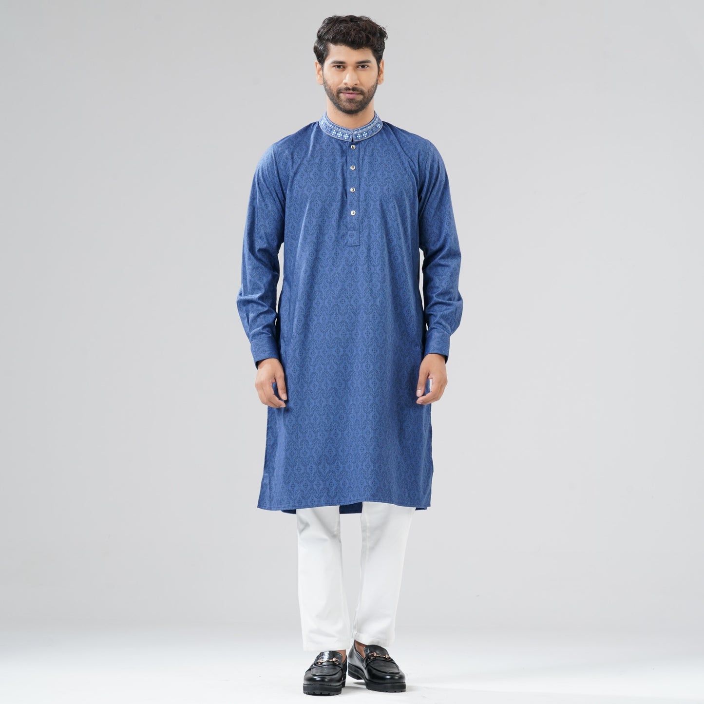 Mens Indigo Premium Panjabi