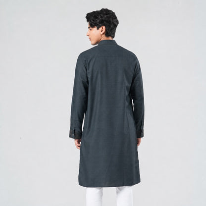 Men’s Charcoal Panjabi