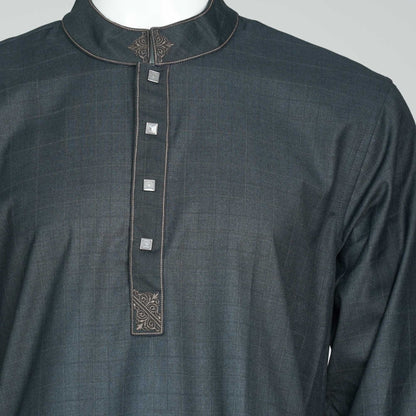 Men’s Charcoal Panjabi