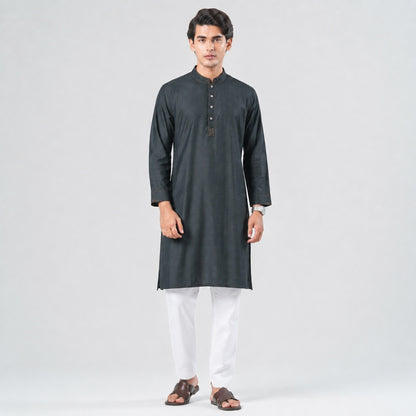 Men’s Charcoal Panjabi