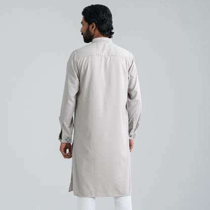Men’s Embroidery Jacquard Panjabi