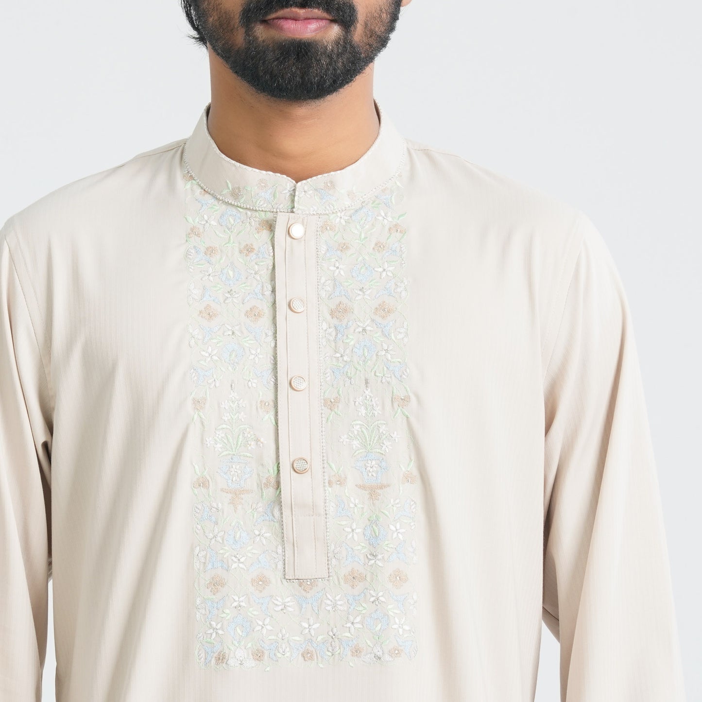 Men’s Blended Fabric Panjabi
