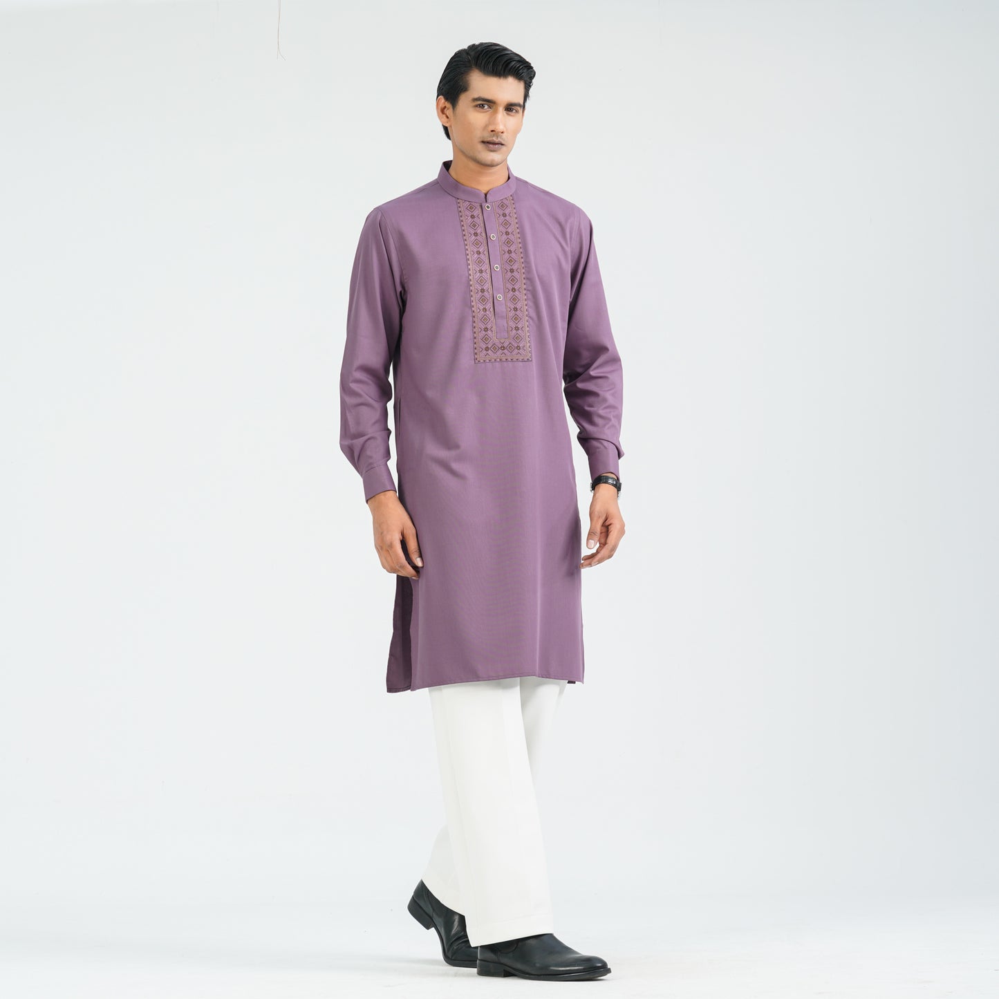 Men's Mauve Panjabi