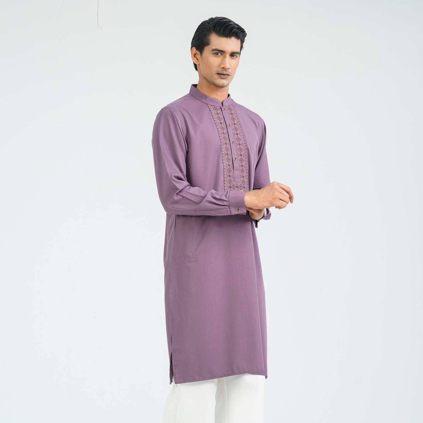 Men's Mauve Panjabi