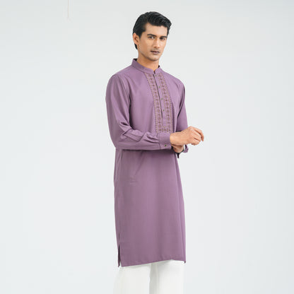 Men's Mauve Panjabi