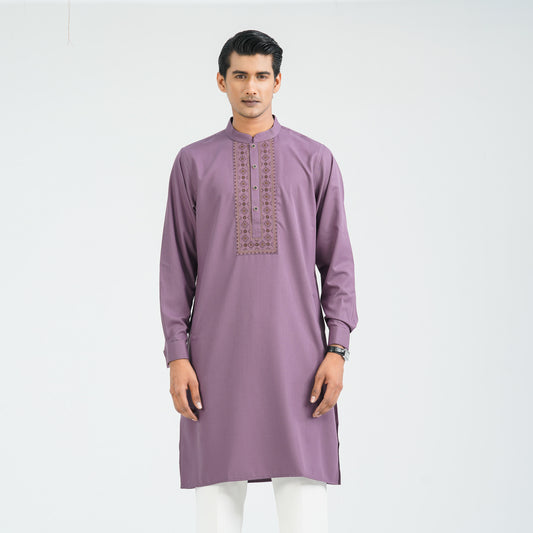 Men's Mauve Panjabi