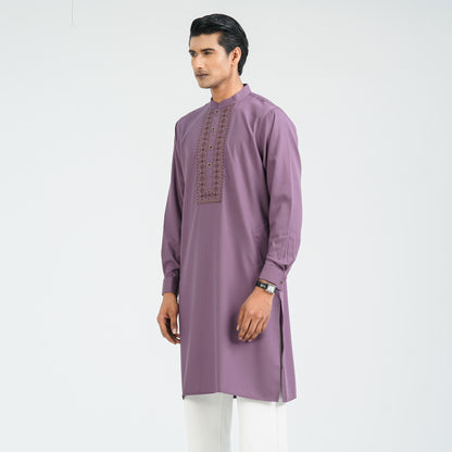 Men's Mauve Panjabi