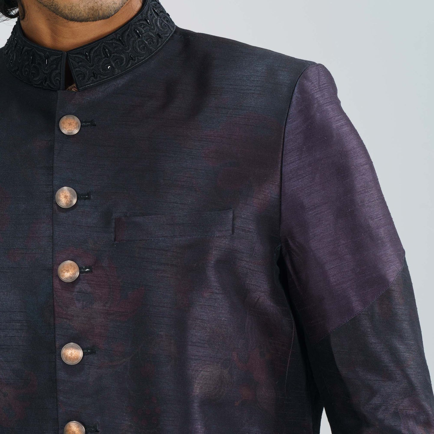 Mens Balck Sherwani