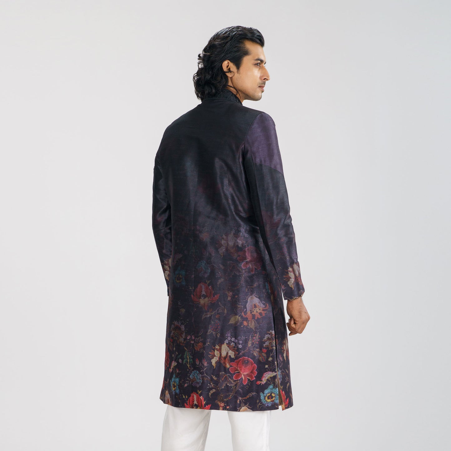 Mens Balck Sherwani