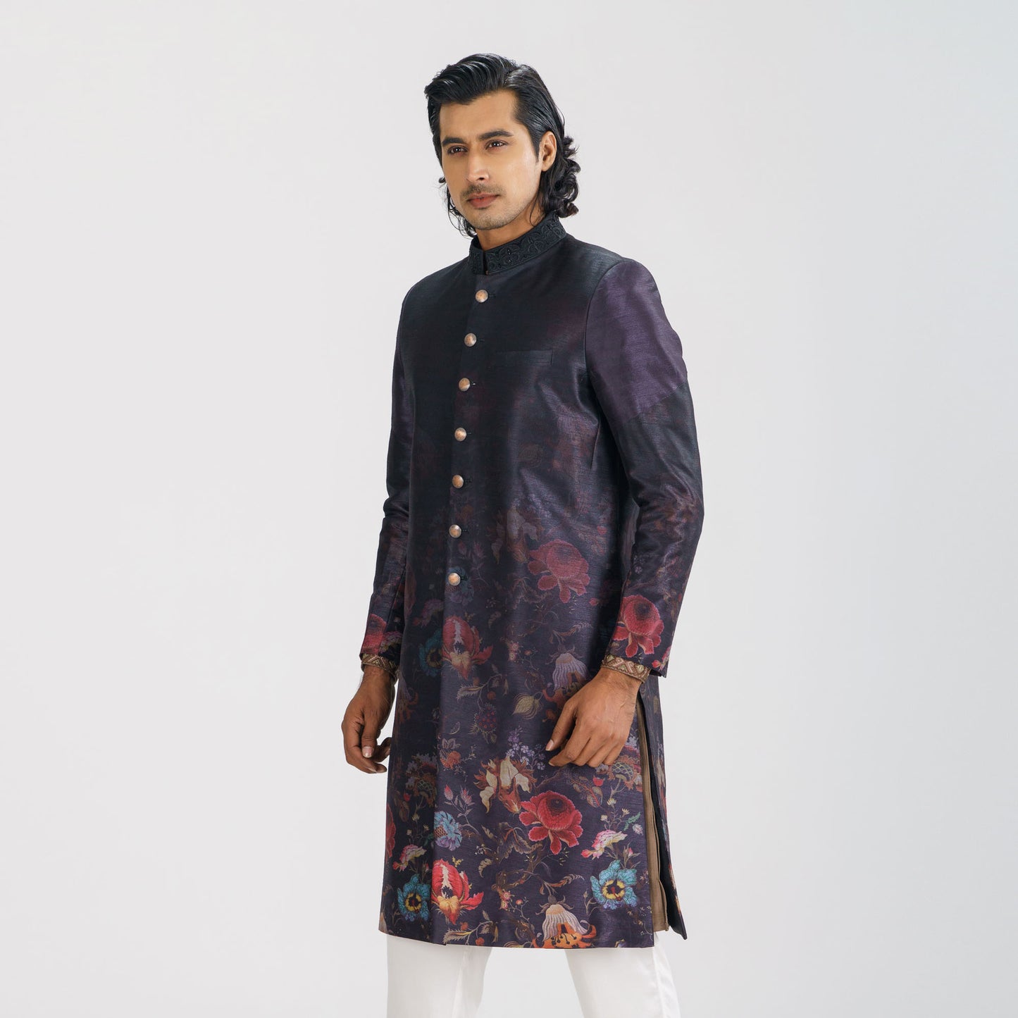 Mens Balck Sherwani