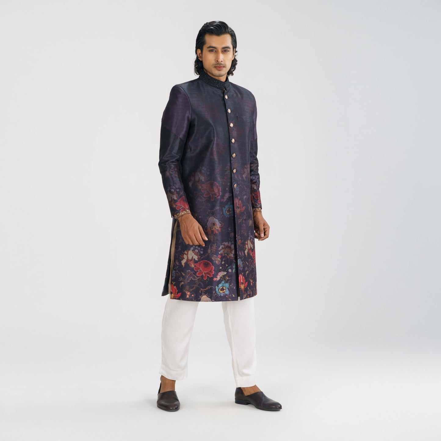 Mens Balck Sherwani