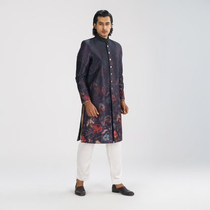 Mens Balck Sherwani