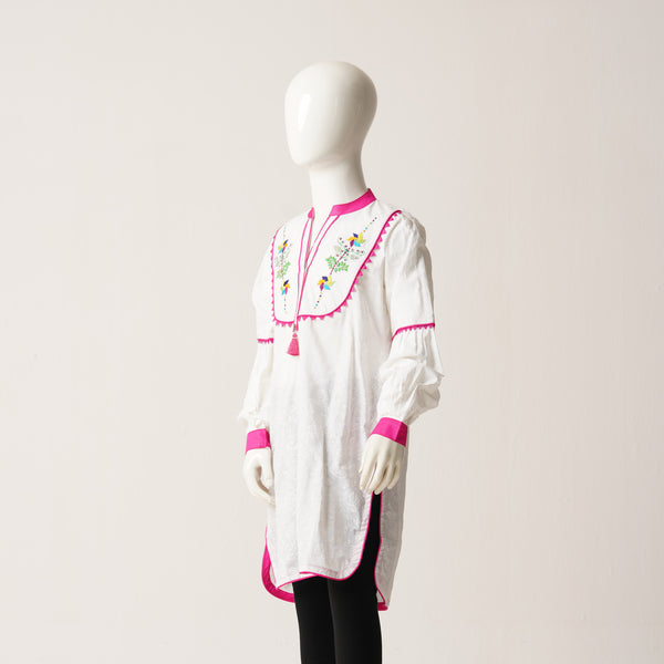 GIRLS TUNIC-WHITE