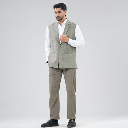 Mens Army Green Vest