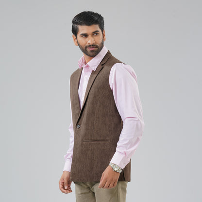 Mens Mocha Vest